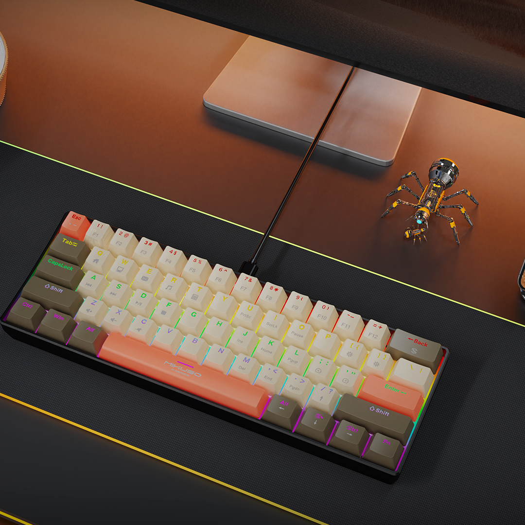 MIKUSO XK-61 RGB GAMING MECHNICAL KEYBAORD - Image 5